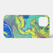 80er Jahre Acryl Pour Phone Case (Rückseite (Horizontal))
