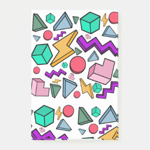 80er Jahre Ästhetik Vintage Retro Post-it Klebezettel
