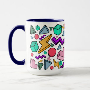 80er Jahre Ästhetik Vintage Retro Tasse