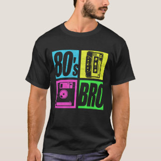 80er Jahre Bruder 1980er Mode 80er-Party Achtziger T-Shirt