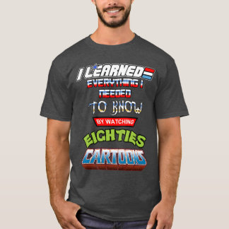 80er-Jahre-Cartoon-Geschenk T-Shirt