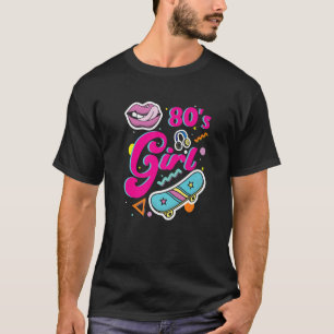 80er Jahre Girl Music 80er Party Millenials T-Shirt