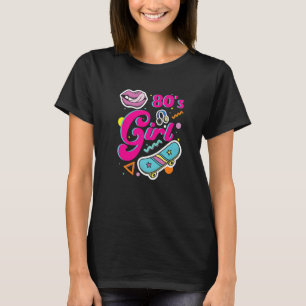 80er Jahre Girl Music 80er Party Millenials T-Shirt