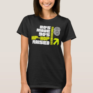 80er Jahre Made 90er Hip Hop erhöht Bekleidung T-Shirt