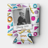 80er Jahre Retro 40. Geburtstag Vintages Foto Dosenkühler (Vorderseite)