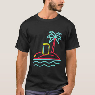 80er Jahre Vintage-Bier Retro-Schild Stil Miami Ha T-Shirt