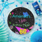 80er Jahre, zurück in die 80er Jahre, Teller jeden (Party)