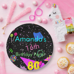 80er Jahre, zurück in die 80er Jahre, Teller jeden