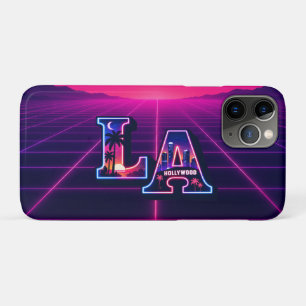 80er Kalifornien Style Neon LA Typografie Kunst Case-Mate iPhone Hülle