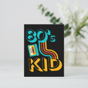 80ER KIND - KASSETTEN LIEBHABER POSTKARTE