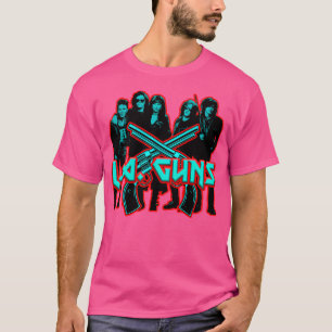 80er La Glam Metal Guns T-Shirt