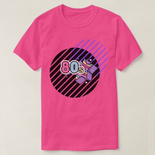 80er Liebhaber T-Shirt (Design vorne)