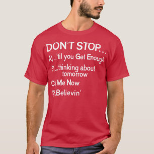 80er-Lieder nicht mehrfache Auswahl beenden T-Shirt