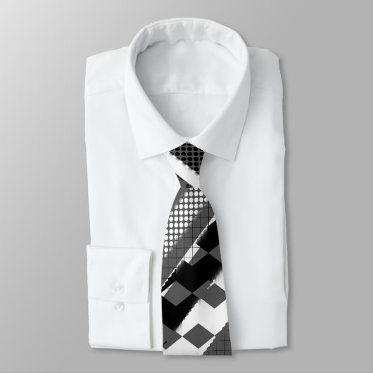 80er-Look Krawatte (Gebunden)