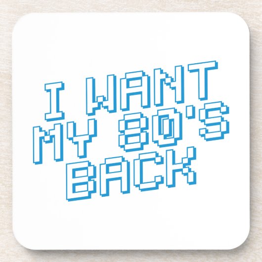 80er Lover Getränkeuntersetzer (Vorderseite)