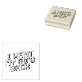 80er Lover Gummistempel (Stempel)