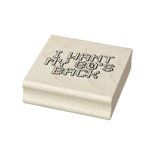 80er Lover Gummistempel (Stempel)