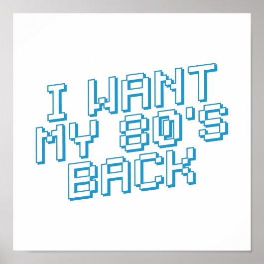 80er Lover Poster (Vorne)