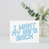 80er Lover Postkarte (Stehend Vorderseite)