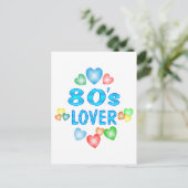 80er Lover Postkarte (Stehend Vorderseite)