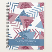 80er Lunar Abstrakt | Coastal Memphis Pastel Forme Planer (Vorderseite)