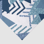 80er Luxe Abstrakt | Türkische und blau-braune For Seidenpapier (Ausschnitt)