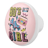 80er-Mädchen Keramikknauf (Rechts)