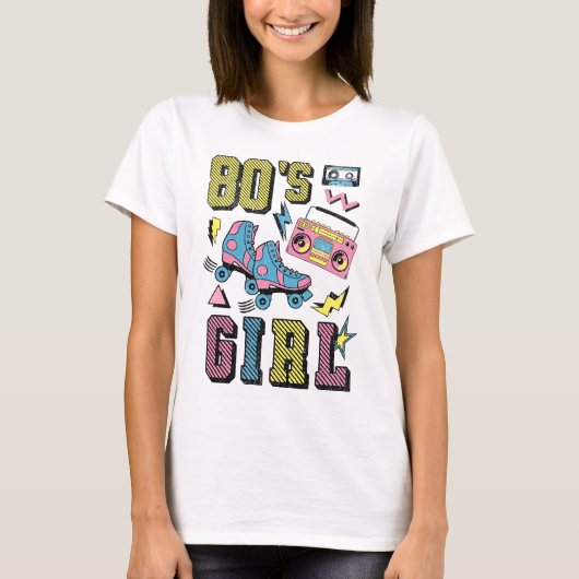 80er-Mädchen T-Shirt (Vorderseite)