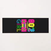 80er-Mädchen Yogamatte