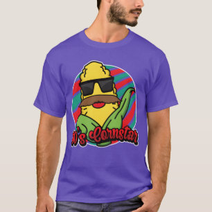80er Maisstar Achtziger Lustiger Schnurrbart Mais  T-Shirt