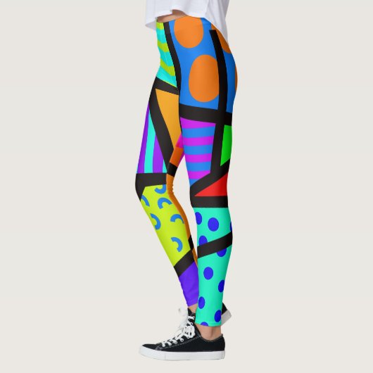 80er Memphis Design Leggings (Links)