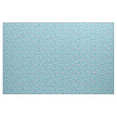 80er Memphis geometrisch blaues Muster Stoff (Fat Quarter (45,7 x 55,9 cm))