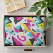 80er Memphis Geometrisches Muster Seidenpapier (Geschenk)