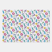 80er Memphis Pattern Geschenkpapier Set (Vorderseite 2)