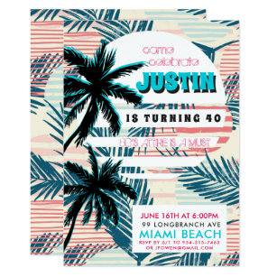 Beach Party Einladungen Zazzle De