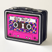 80er Mixtape Metall Brotdose (Rückseite)
