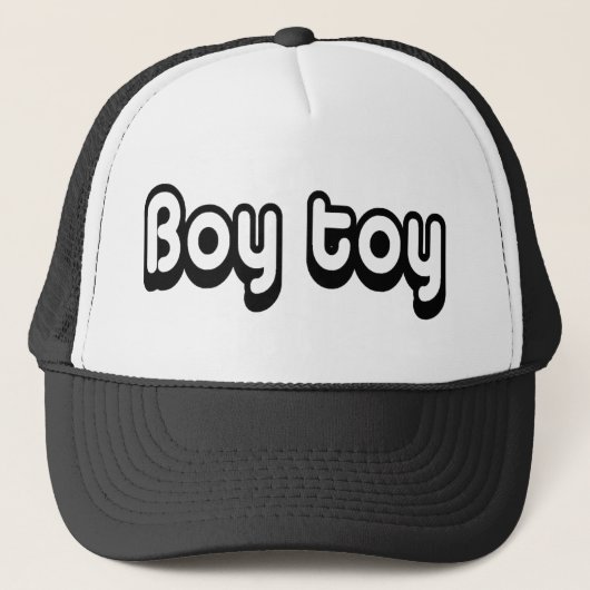 80er Modewort Boy Toy auf einer Mütze (Vorderseite)