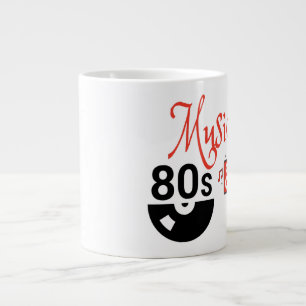 80er Music - Jumbo-Tasse