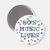 80er Music Lives Magnet (Vorderseite/Rückseite)