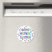 80er Music Lives Magnet (In Situ (Geschirrspüler))