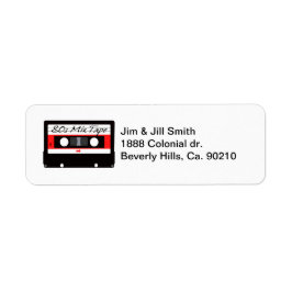 80er Music Mix Tape Cassette