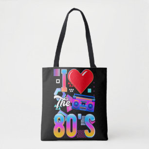80er Music Radio Liebe Achtzig Disco Tasche