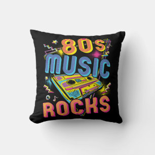 80er Music Rocks 1980er Rock Kissen