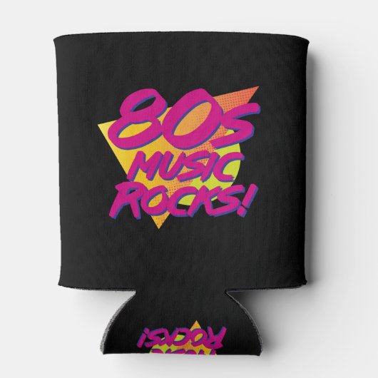 80er Music Rocks! Dosenkühler (Rückseite)