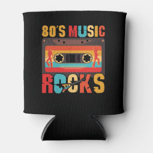 80er Music Rocks - Vintages Retro gestört Dosenkühler