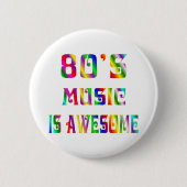 80er Musik Button (Vorderseite)