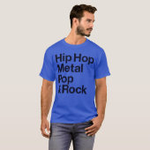 80er-Musik Retro T-Shirt (Vorne ganz)
