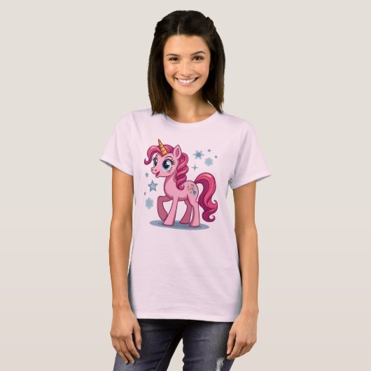 80er My Niedlich Little Pony T-Shirt - Retro Paste (Vorne ganz)