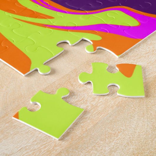 80er Mystery Melt Psychedelic Jigsaw Puzzle (Seite)