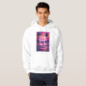 80er Neon-Paradies Hoodie (Vorne ganz)